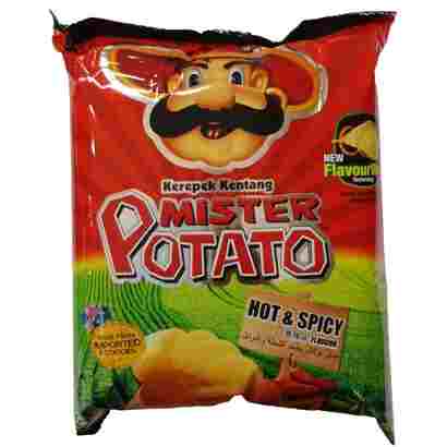 Mister Potato Crisp Hot & Spicy 15g x 20 Pack