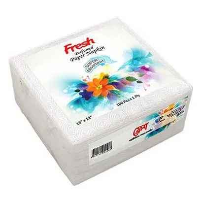 Fresh Paper Napkins 13 Perfumed (100X1 Ply) each