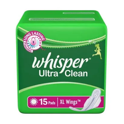 Whisper Ultra Clean XL Wings-15 pads